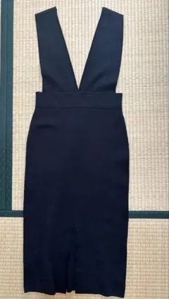 GU ブラック Vネック ワンピース Lサイズ