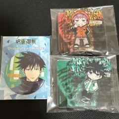 呪術廻戦 アクリルスタンド 缶バッジ 虎杖悠仁 伏黒恵