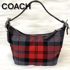 値下中希少デザインCOACH ソーホー ショルダーバッグ タータンチェック