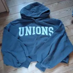 フード付きクロップドトレーナー M