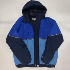 A BATHING APE ダウンジャケット ブルー系 S
