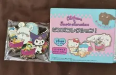 ちいかわ×サンリオ ピンズコレクション！ モモンガ＆クロミ