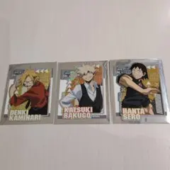 ヒロヴィラフェス　トレーディングホロステッカーB　爆豪勝己　瀬呂範太　上鳴電気