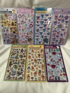 【新品未開封】ディズニーボンボンドロップシール　7枚セット