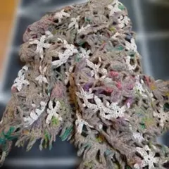 レース編みカーディガン