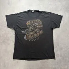 HARLEY DAVIDSON Tシャツ プリント グランジ フェード AU60