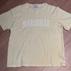 SLOBE IENA イエナ MARSEILLE ロゴTシャツ イエローのサムネイル