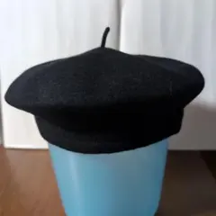 コムサデモード　ベレー帽　ウール