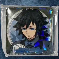 【鬼滅の刃】　冨岡義勇　グリッター缶バッジ　モクテルバー　コレクションロト