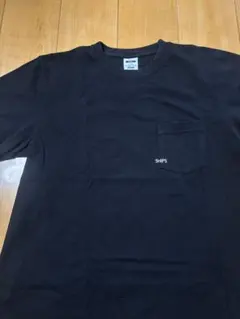 SHIPS 半袖 ポケットTシャツ ブラックのサムネイル
