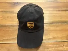 キャップ　ups dalton 黒　アメリカ　古着