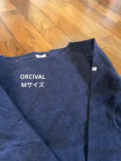 ORCIVAL ネイビー 長袖Tシャツ Mサイズ