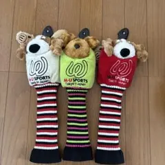 M-U SPORTS ゴルフヘッドカバー 3点セット