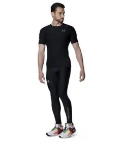 アンダーアーマー UAヒートギアアーマーベント レギンス 　メンズ 抗菌防臭