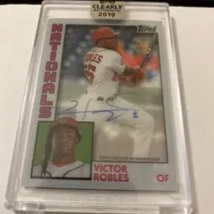 Topps Clearly Authentic 빅터 로블루스 친필 사인