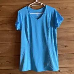 レディースMOUNTAIN HARD WEAR Vネック Tシャツ M/M 青のサムネイル