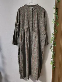 Samansa Mos2 【保温加工】バンドカラーワンピース