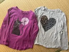 GAP KIDS スパンコール長袖Tシャツとの2枚セット120