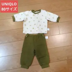 ユニクロ キルトパジャマ 80サイズ UNIQLO
