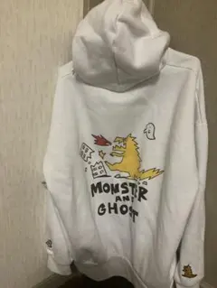 【値下げ】PEOPLE1 パーカー　怪獣とゴースト 怪獣とゴースト
