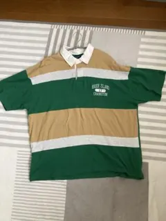 【BACK NUMBER】 ボーダーワンポイントラガーシャツ　Mサイズ