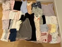 キッズ服セット 女の子　サイズ90、100、110㎝ 43点 総額二万相当