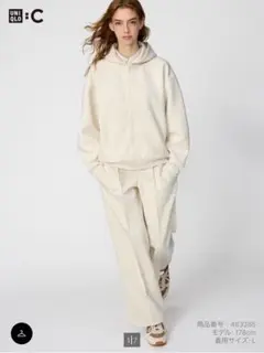 【新品】タグ付き　UNIQLO スウェットストレートパンツ　標準丈 L