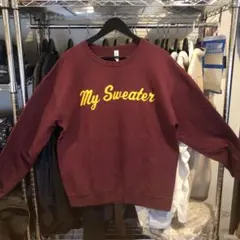 jerzees バーガンディ スウェット L