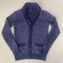 ニットカーディガン ネイビー