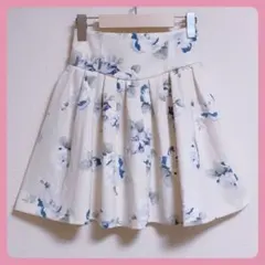 【Bye Bey】エレガントフレア花柄スカート