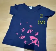 アーノルドパーマー　ネイビー 傘プリント Tシャツ 2 (M)