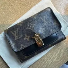[超美品] ルイヴィトン 財布 ポルト・フォイユ・フラワーコンパクトモノグラム