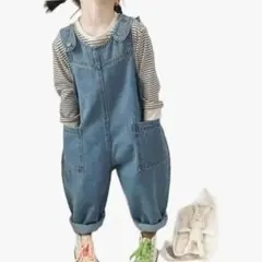 REENEW デニム サロペット オーバーオール 110cm