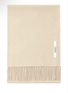 【新品未開封】cumaco カシミア100% マフラー ライトベージュ