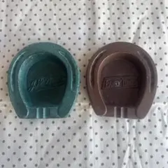 J.W. Dant EARLY TIMES 蹄鉄型 灰皿 2個セット