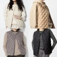 新品UNIQLOユニクロ　パフテックキルティングベスト　ウォームパディッド　XL