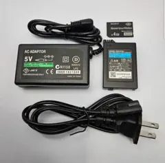 PSP ACアダプター + 4GBメモリースティックバッテリーPSE付き
