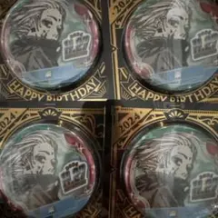 サカモトデイズ バースデー 缶バッジ　4点セット　楽