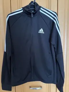adidas ジップアップジャケット ブラック
