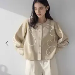 エンブロイダリー2WAYカーディガン 《 ローリーズファーム 》