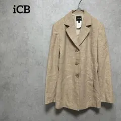 iCB ジャケット　アンゴラ混　フォーマル　11号　L オフィス