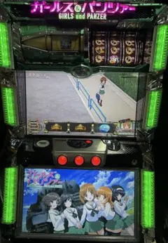 スマパチ実機 パチンコe ガールズ&パンツァー3 最終章 ユニット付
