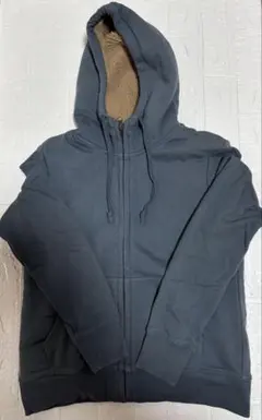 ユニクロ　ボアスウェットフルジップパーカ　 ブルー　Mサイズ