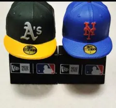 NEW ERA MLB ニューエラガチャ メッツ　アスレチック　セット