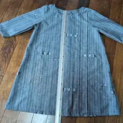 中古品の着物リメイクチュニックのサムネイル