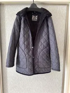 ラベンハム　キルティングジャケット36 中ボア　ネイビー