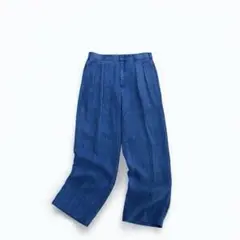90s ORVIS インディゴ リネン 2タック スラックス パンツ