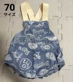 【美品】バースデイ サロペット 70