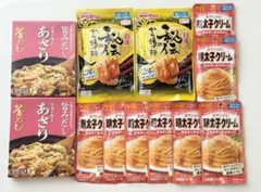 ヤマモリ 釜めしの素 あさり 日清 から揚げ粉・S&B パスタソースのサムネイル