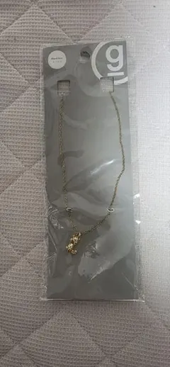 グラニフ クマのネックレス ゴールドカラー